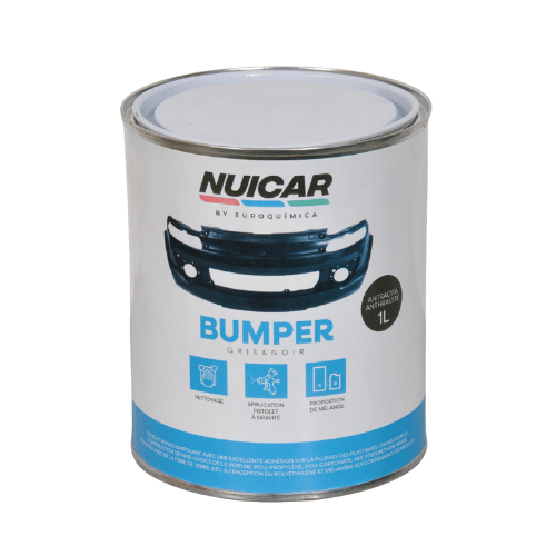 Bumper Primaire Noir Pour Plastique by Euroquimica 1L