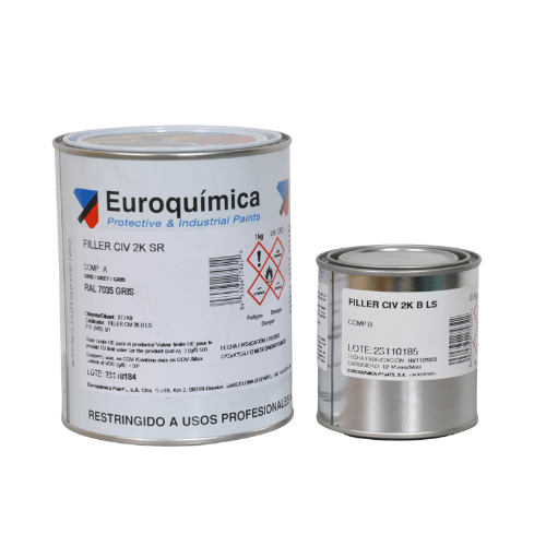 Filler CIV 2K SR Gris – Euroquimica