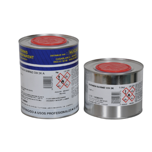 Vernis Euroquimica refenish A 1L + Durcisseur 0,5L