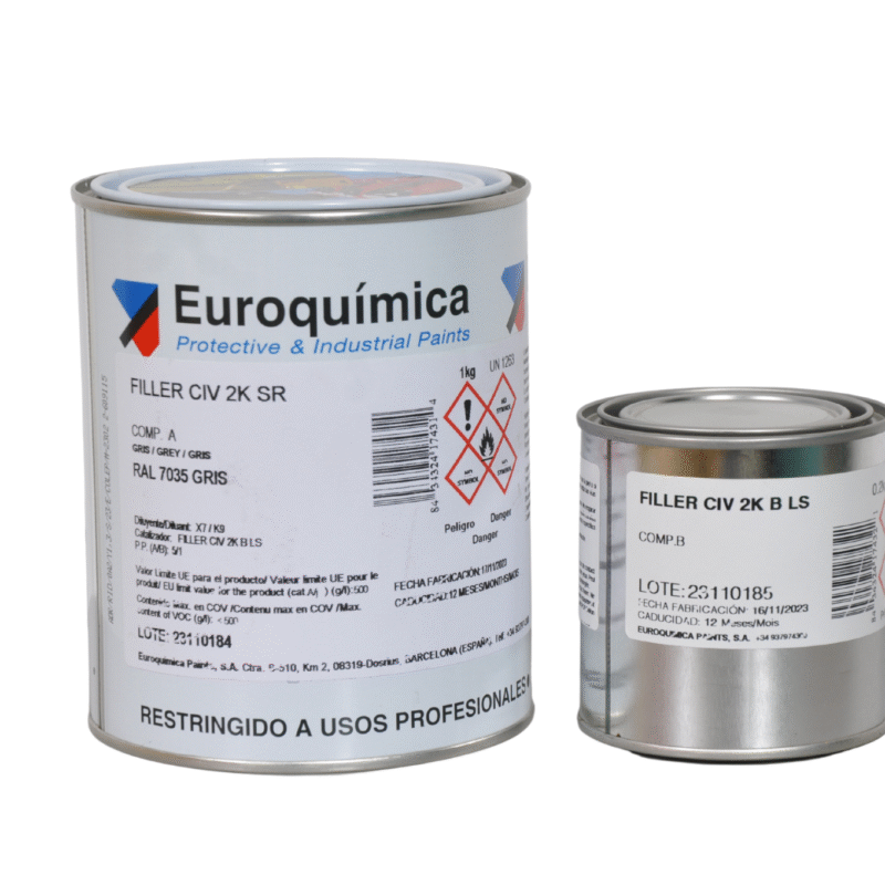 Filler CIV 2K SR Gris – Euroquimica