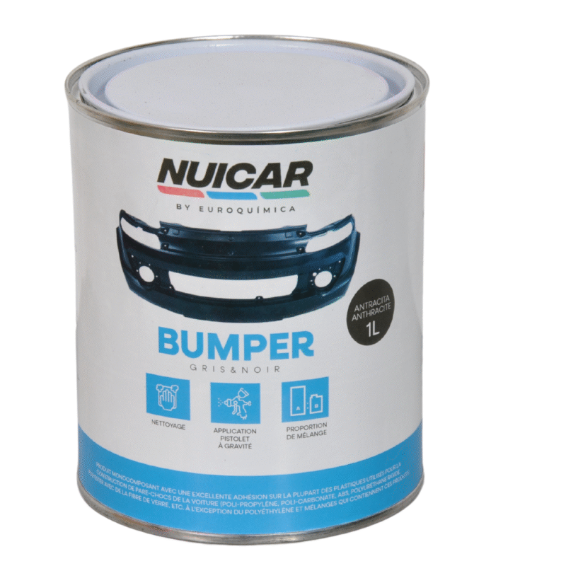 Bumper Primaire Noir Pour Plastique by Euroquimica 1L