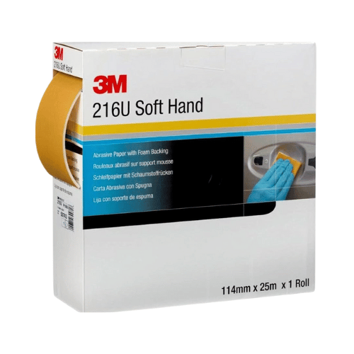 Rouleau Abrasif 3M™ 216U Soft Hand – Ponçage Manuel Souple et Précis