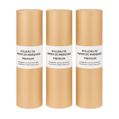 Papier de Masquage 90cm - 300m pour Peintures à Base d’Eau